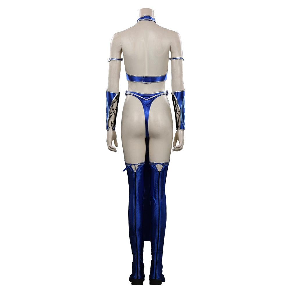 Traje Kitana Cosplay Mortal Kombat