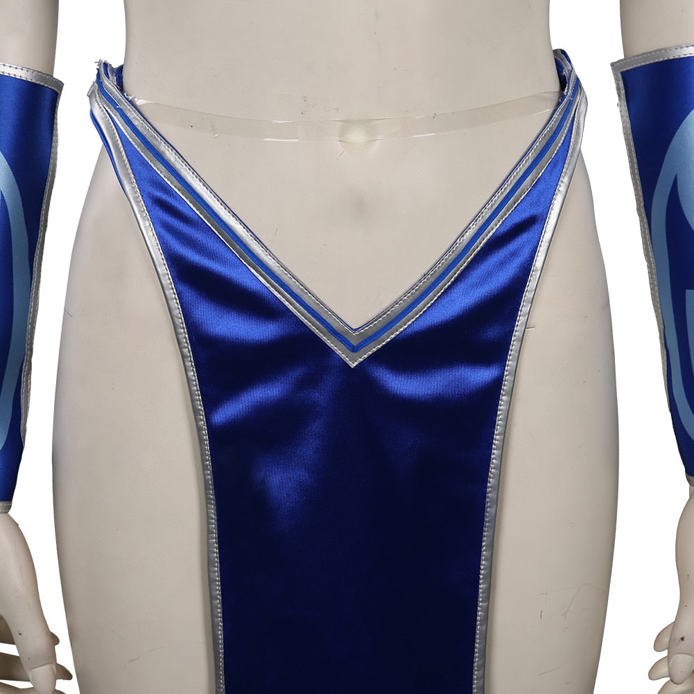 Traje Kitana Cosplay Mortal Kombat