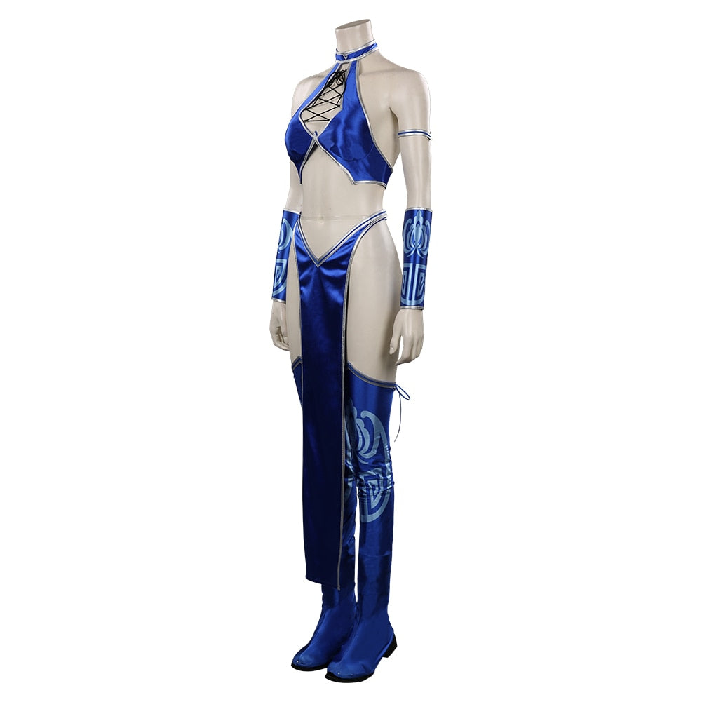 Traje Kitana Cosplay Mortal Kombat