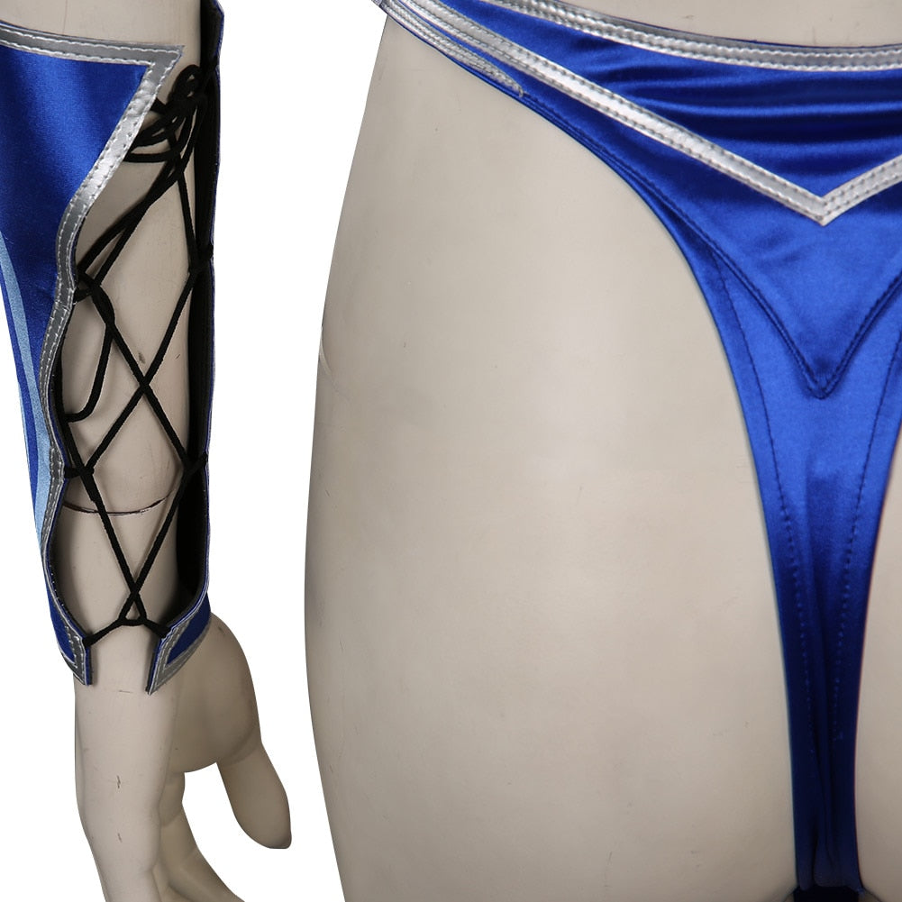 Traje Kitana Cosplay Mortal Kombat