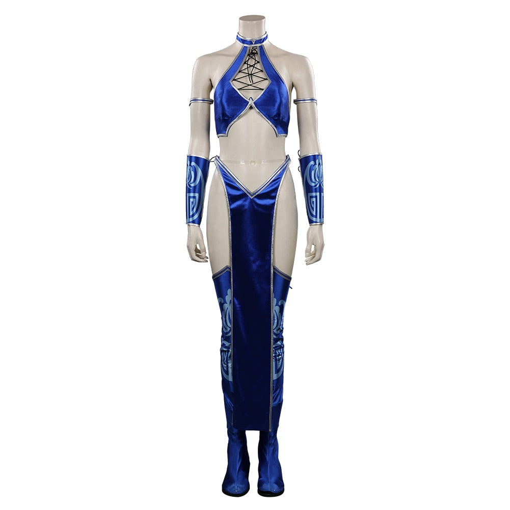 Traje Kitana Cosplay Mortal Kombat