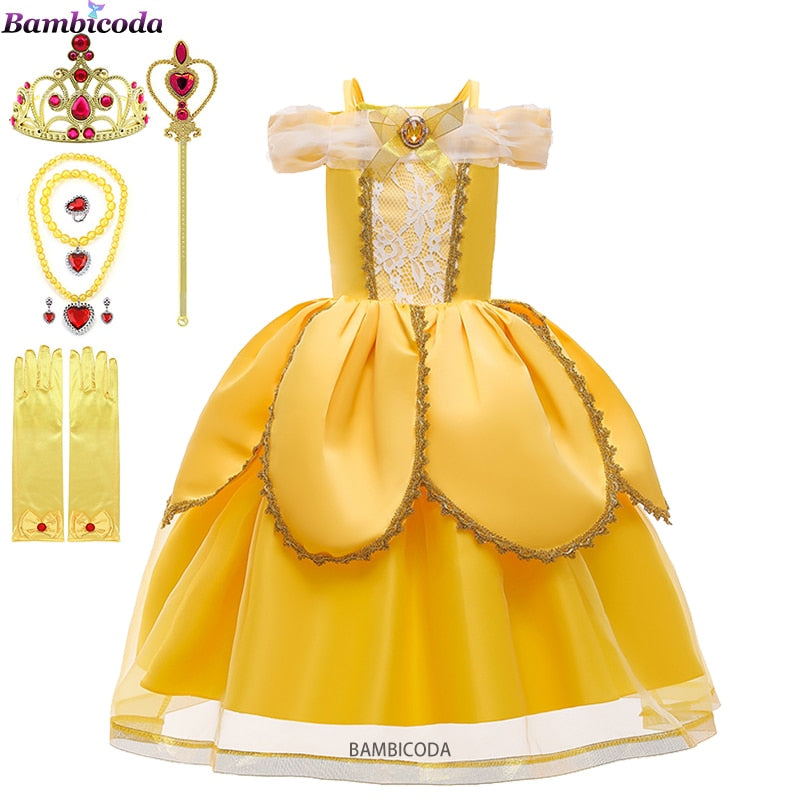 Princesa Bela Cosplay Infantil