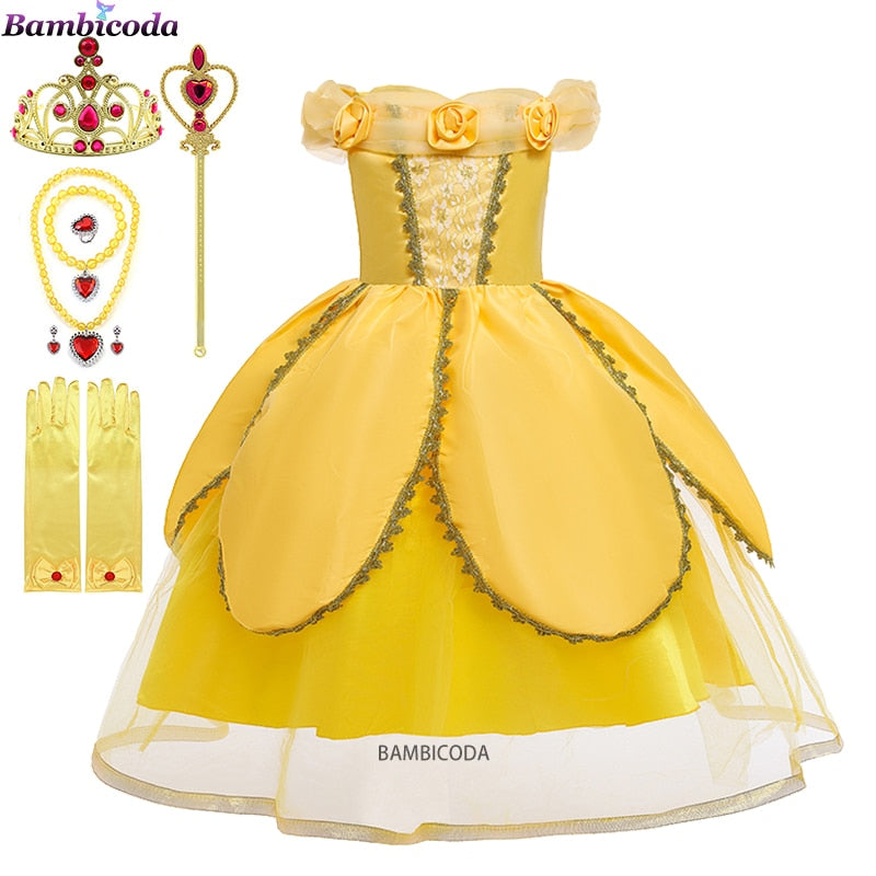 Princesa Bela Cosplay Infantil
