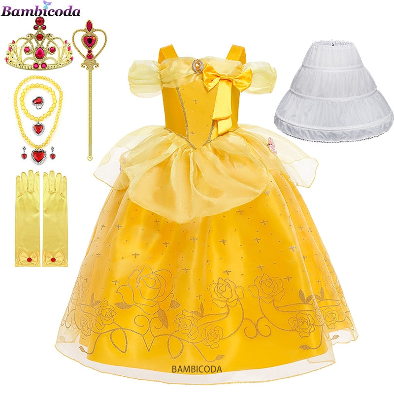 Princesa Bela Cosplay Infantil