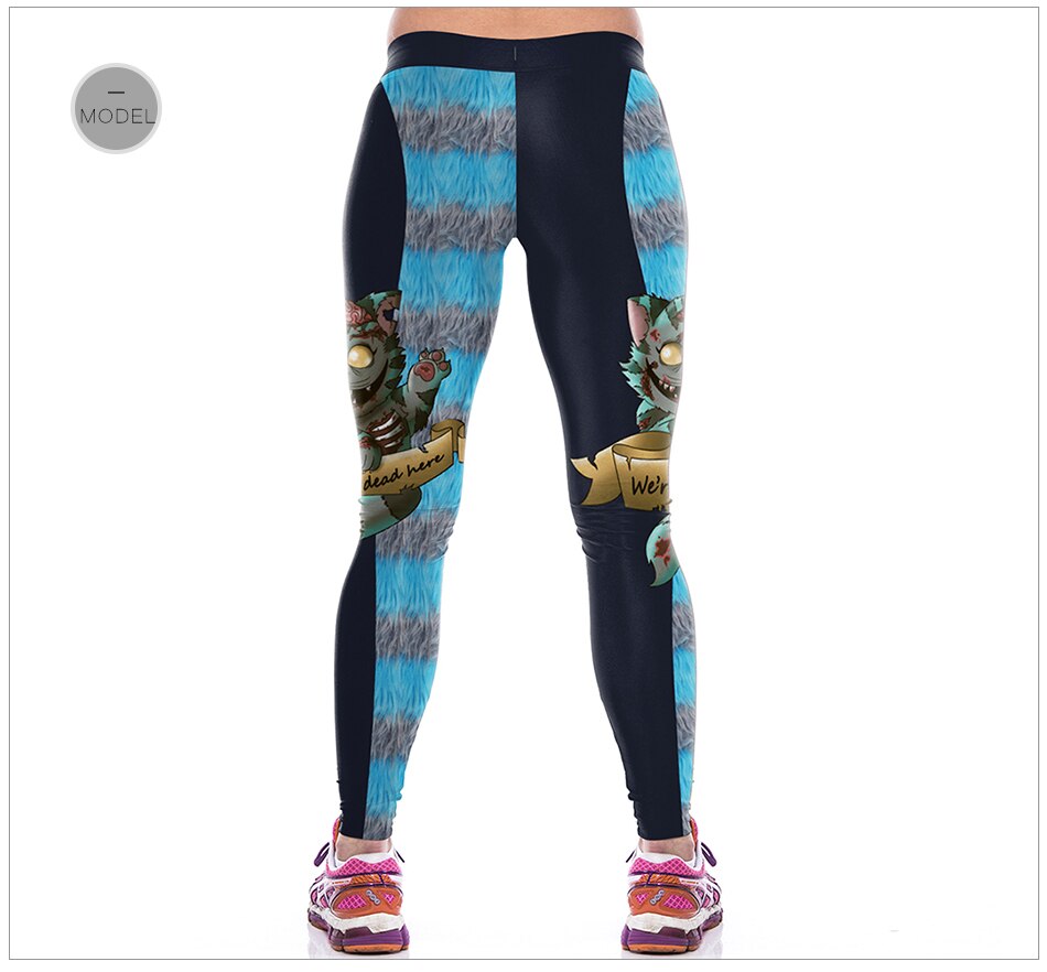 Leggings Temática Gato de Cheshire