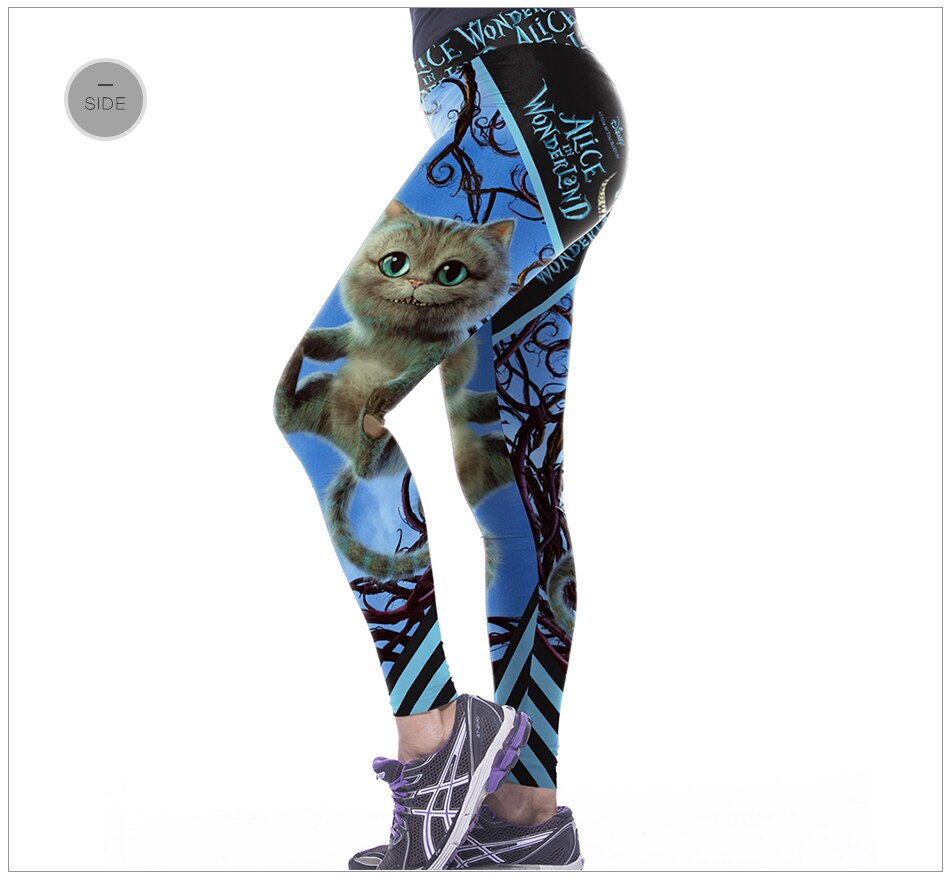 Leggings Temática Gato de Cheshire