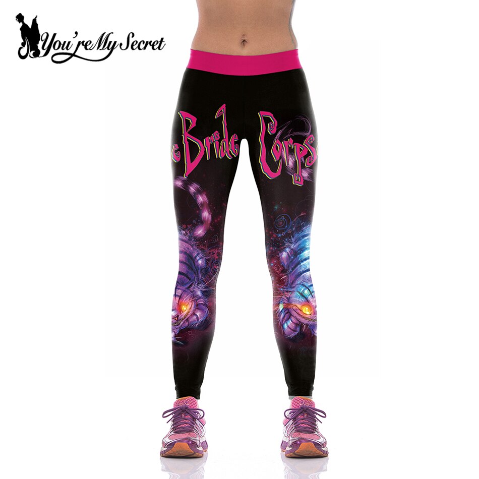 Leggings Temática Gato de Cheshire