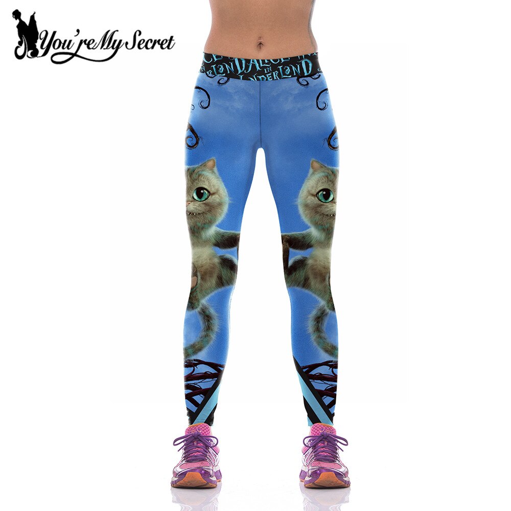 Leggings Temática Gato de Cheshire
