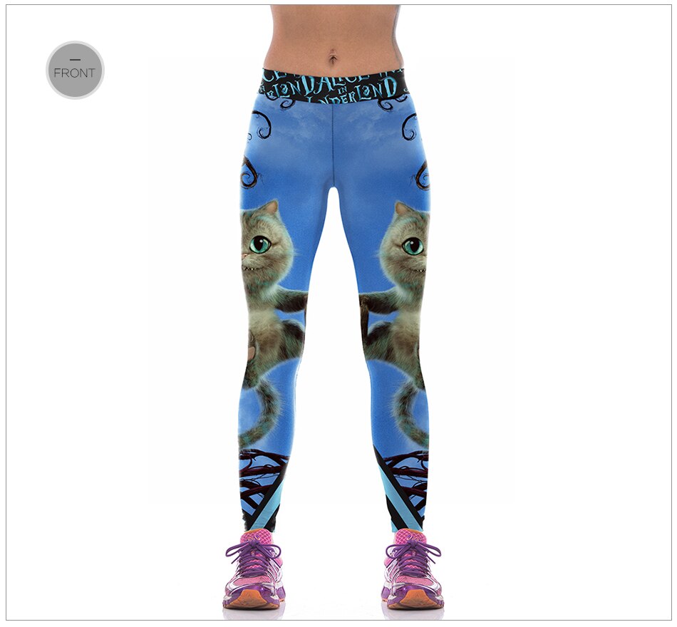 Leggings Temática Gato de Cheshire