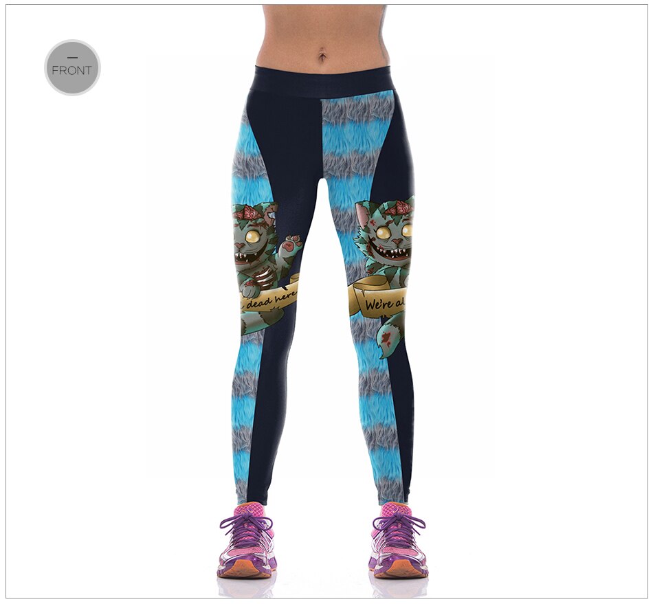 Leggings Temática Gato de Cheshire