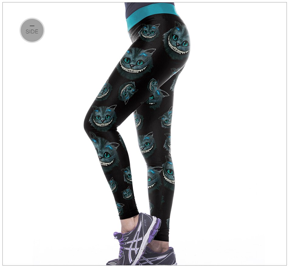 Leggings Temática Gato de Cheshire