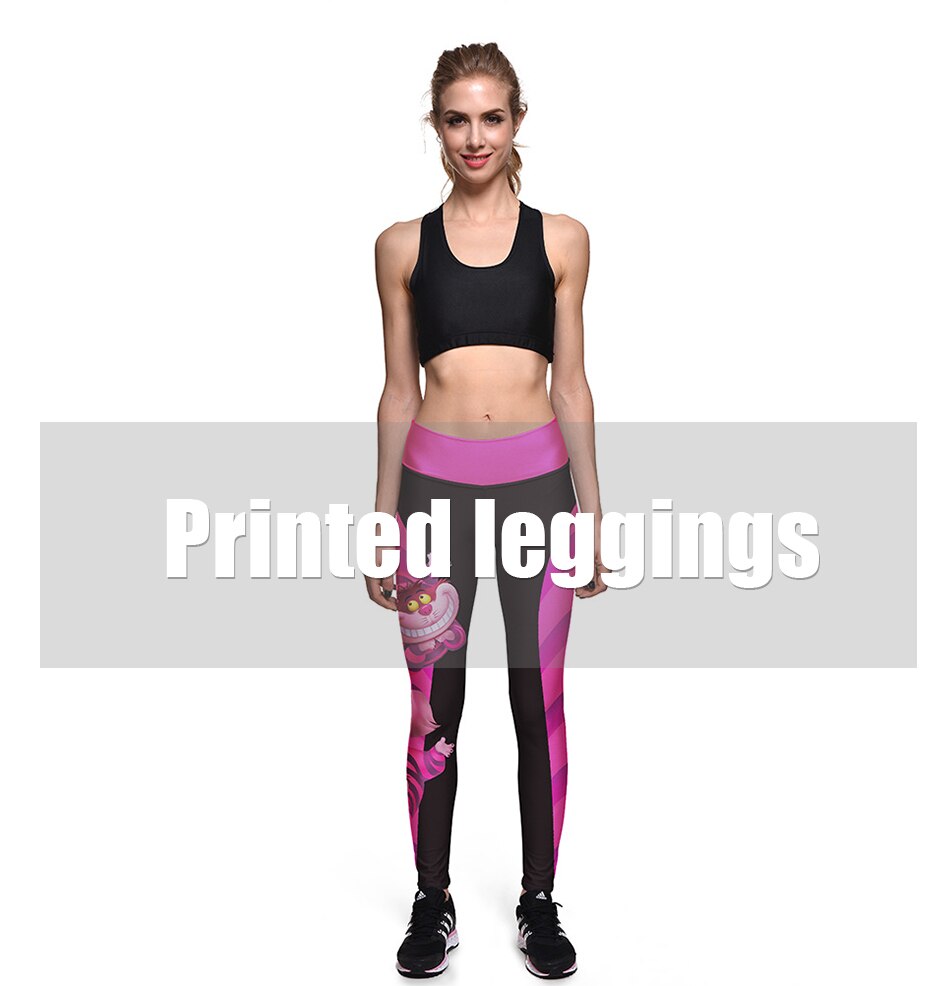 Leggings Temática Gato de Cheshire
