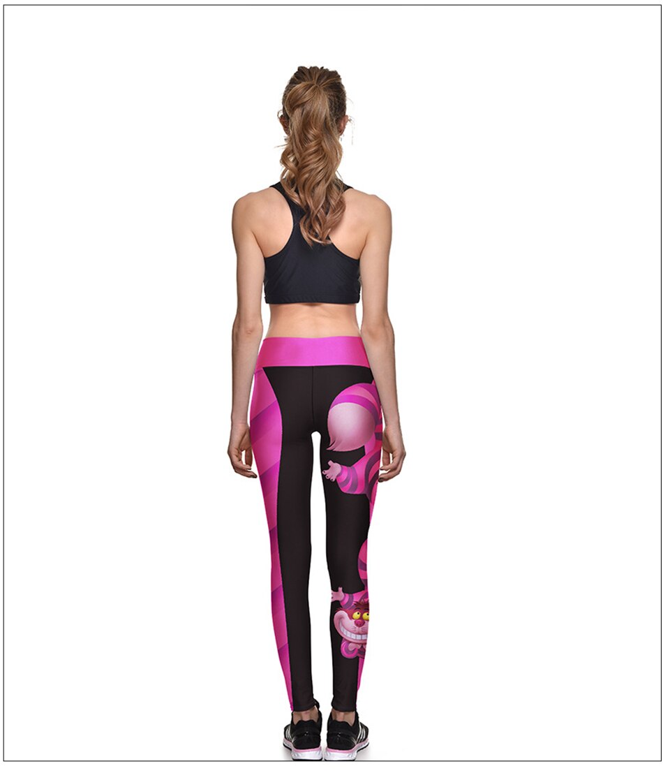Leggings Temática Gato de Cheshire