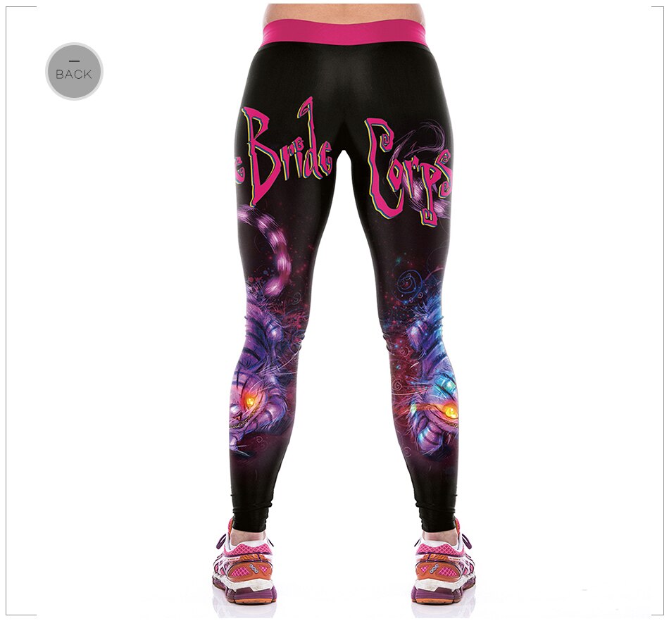 Leggings Temática Gato de Cheshire