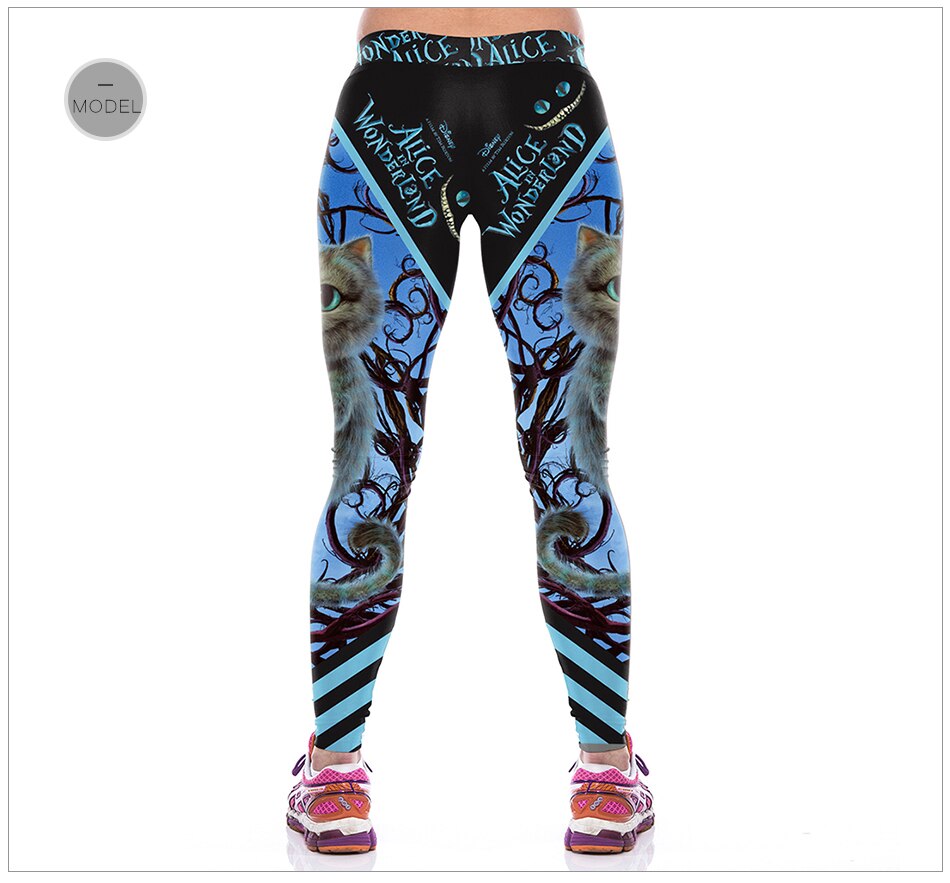 Leggings Temática Gato de Cheshire