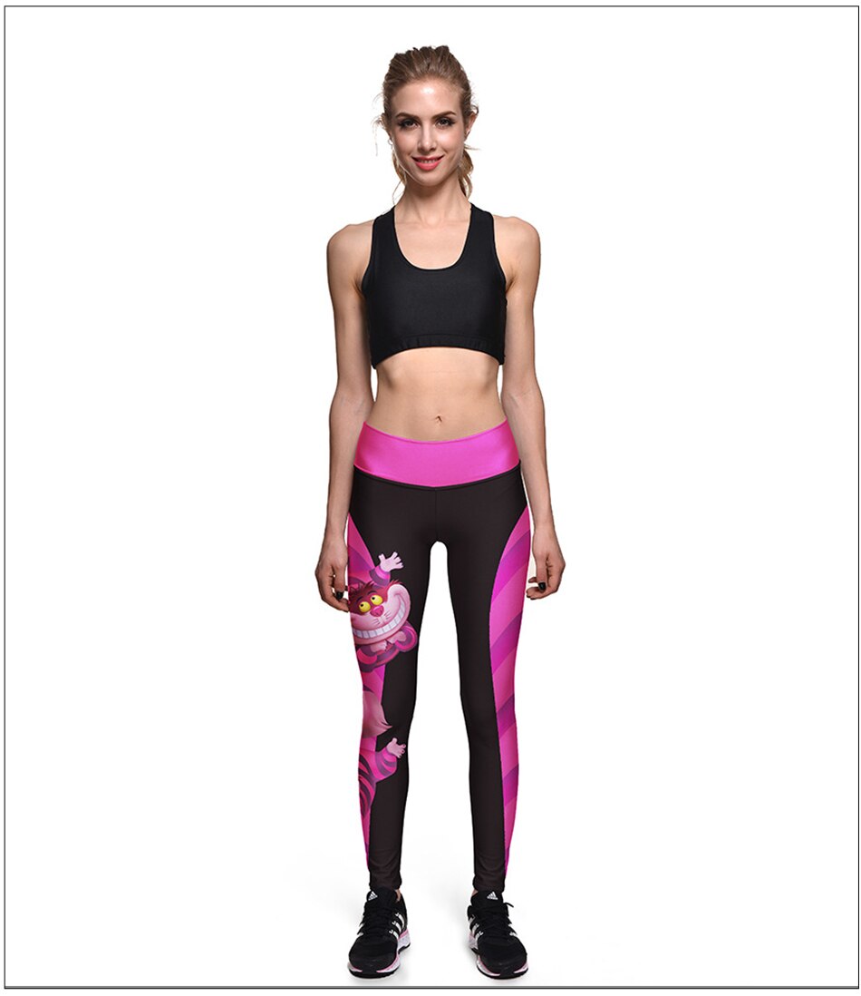 Leggings Temática Gato de Cheshire