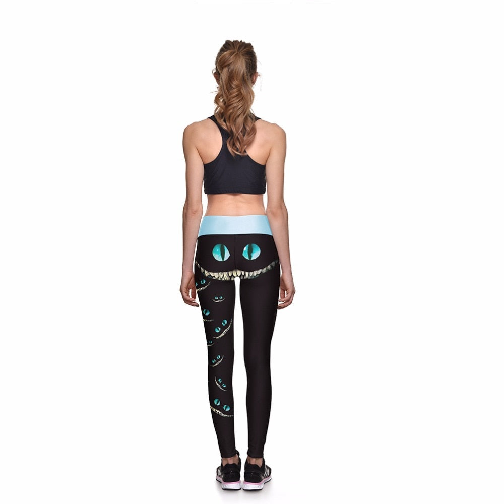 Leggings Temática Gato de Cheshire