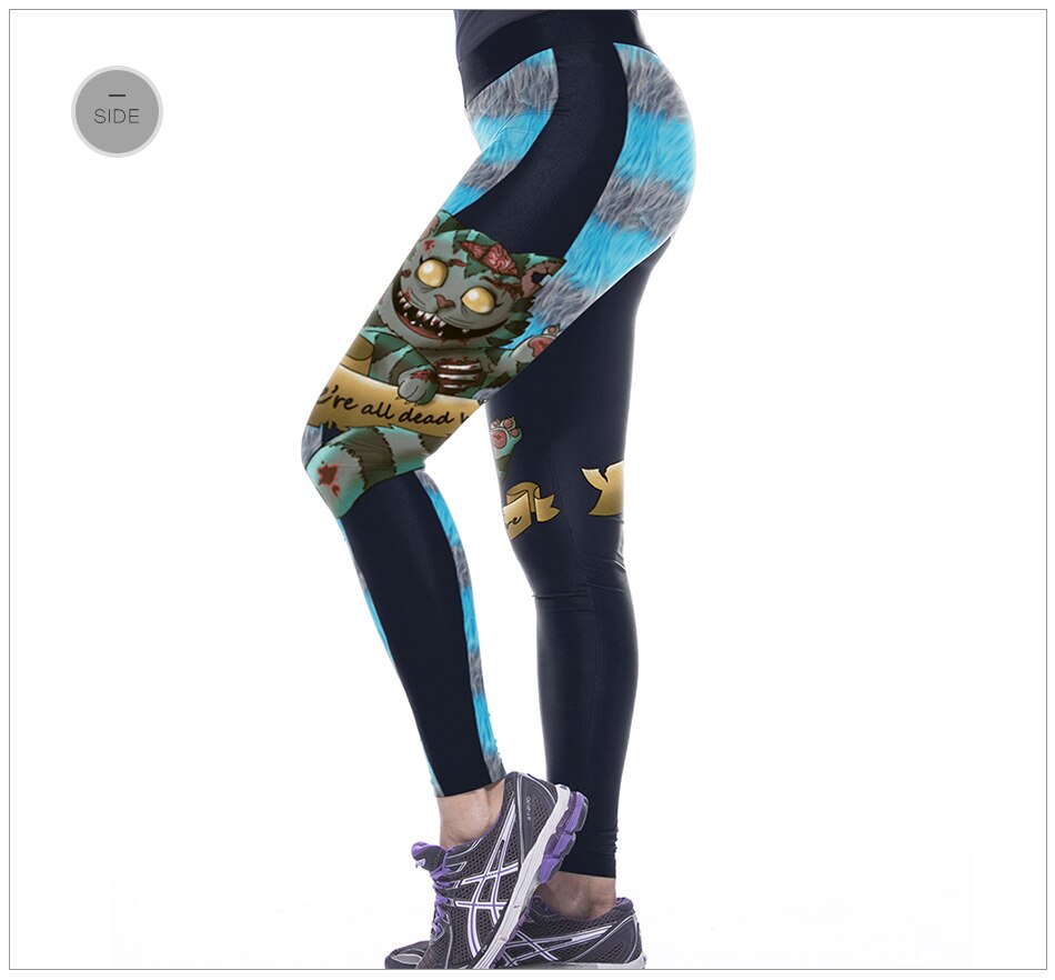 Leggings Temática Gato de Cheshire