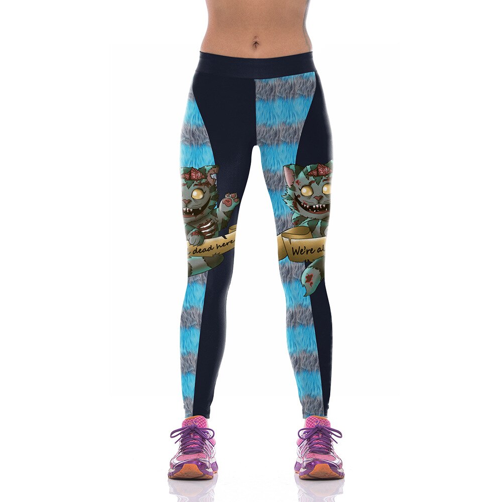 Leggings Temática Gato de Cheshire