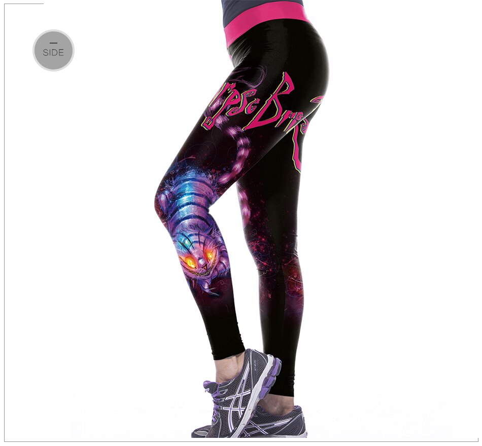 Leggings Temática Gato de Cheshire