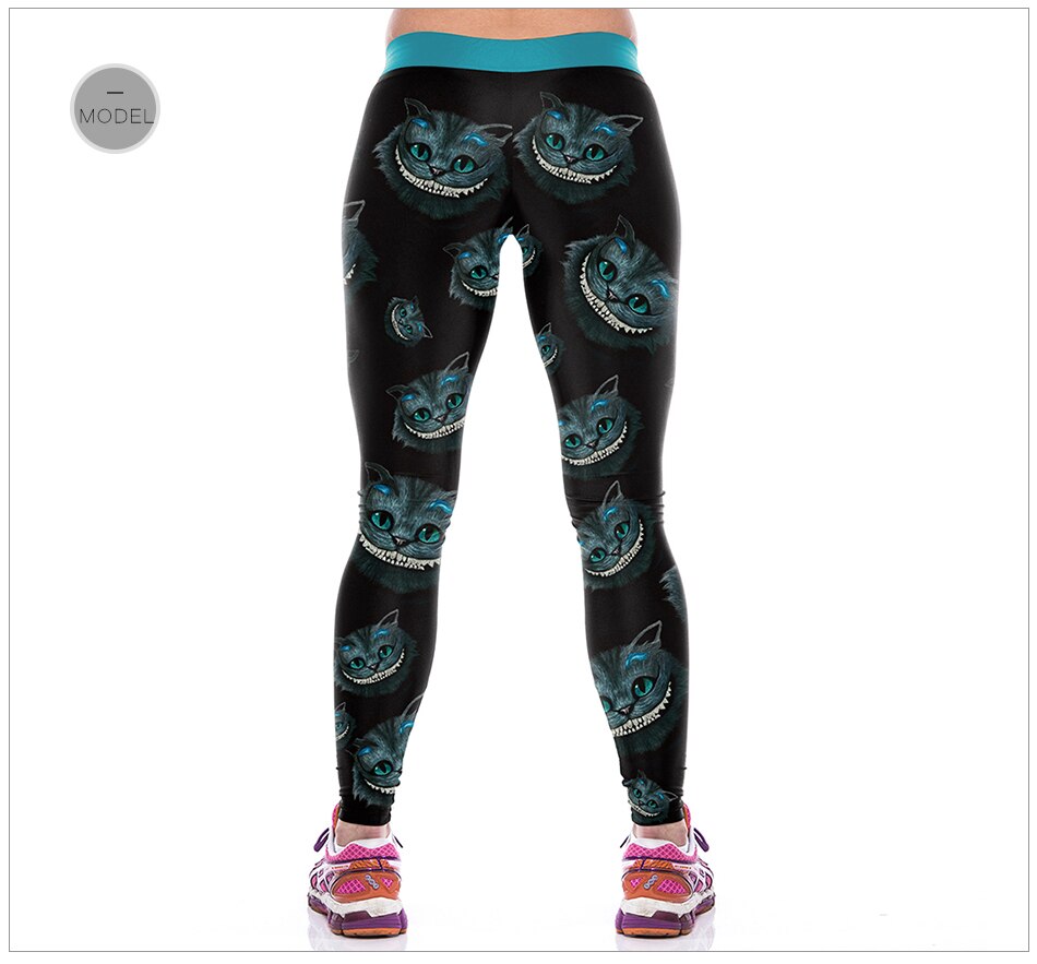 Leggings Temática Gato de Cheshire