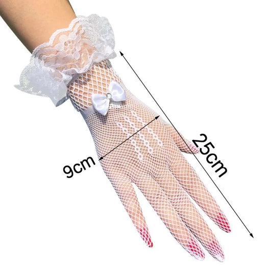 Luvas de Renda Elegantes para Fantasias