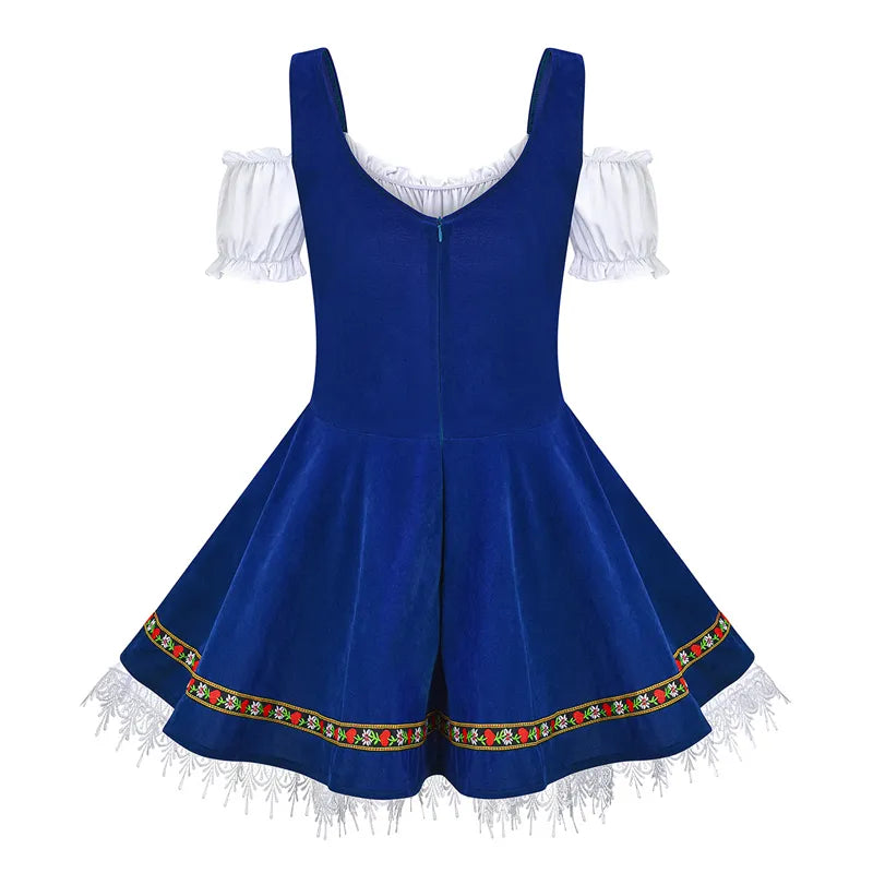 Traje Oktoberfest Alemão Tradicional Alpen Fraulein