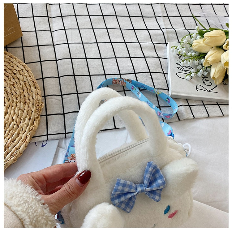 Bolsa Pelúcia Crossbody de Ombro Anime