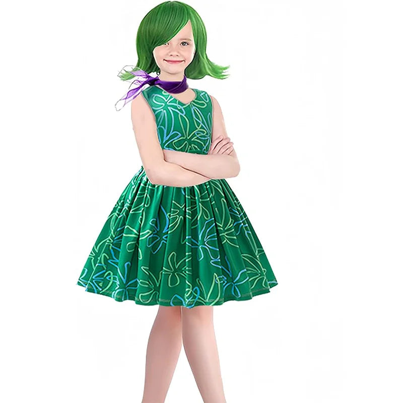 Fantasia Cosplay Desgosto Verde