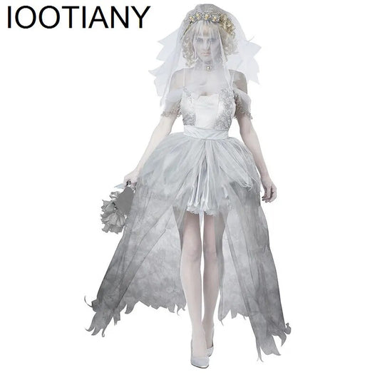 Traje Casal Noivo e Noiva Fantasma