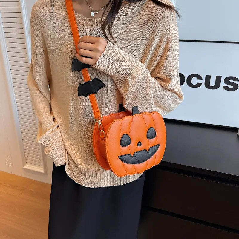 Bolsa de Ombro Abóbora de Halloween