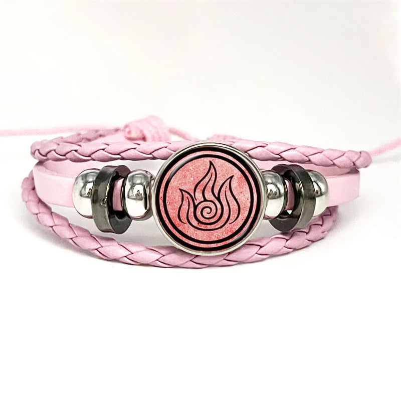 Pulseira Avatar: O Último Mestre do Ar - Joia dos Reinos do Ar, Água, Terra e Fogo!