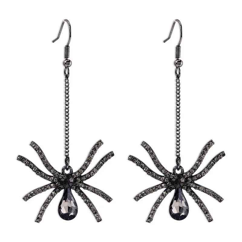 Brincos Vintage de Esqueleto de Halloween