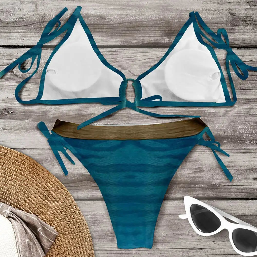 "Neytiri Cosplay: Traje de Banho de Duas Peças para o Verão e Festas"