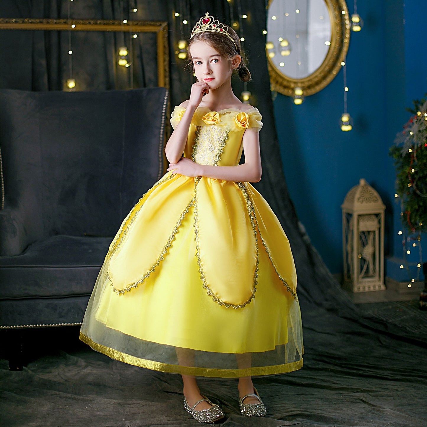 Princesa Bela Cosplay Infantil