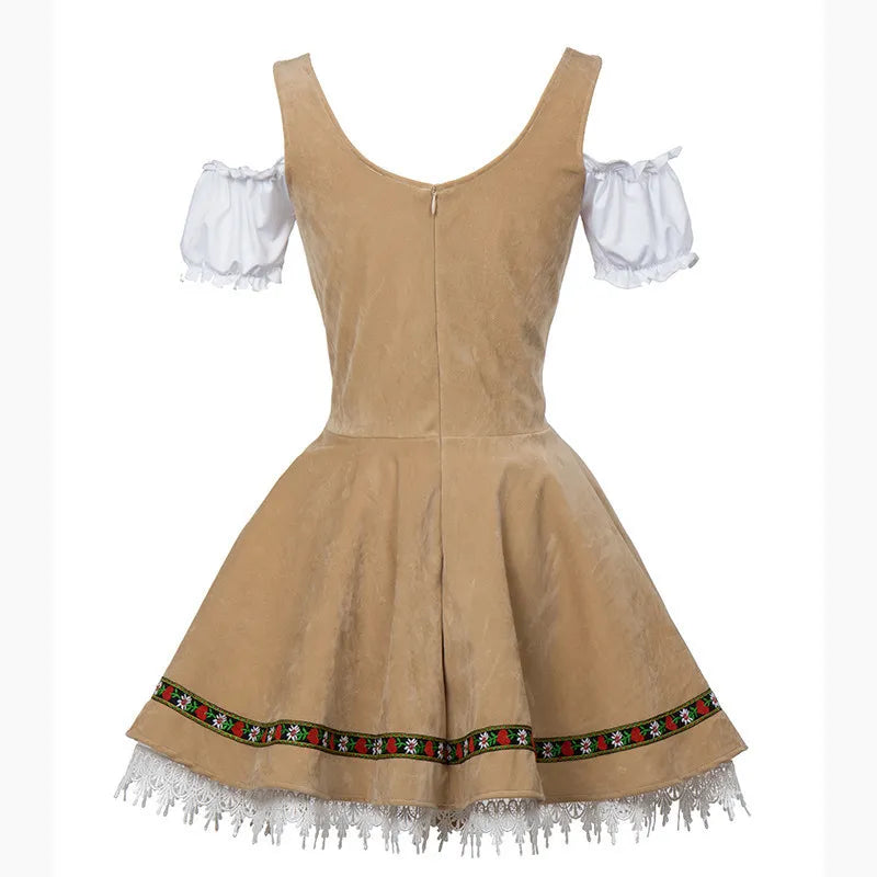 Traje Oktoberfest Alemão Tradicional Alpen Fraulein