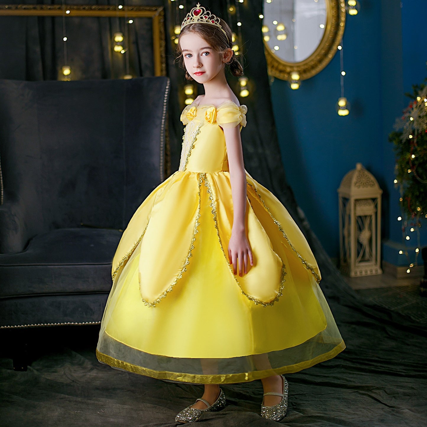 Princesa Bela Cosplay Infantil