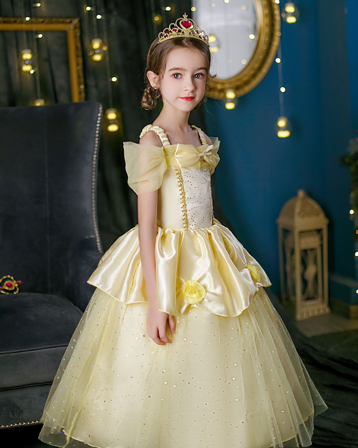 Princesa Bela Cosplay Infantil