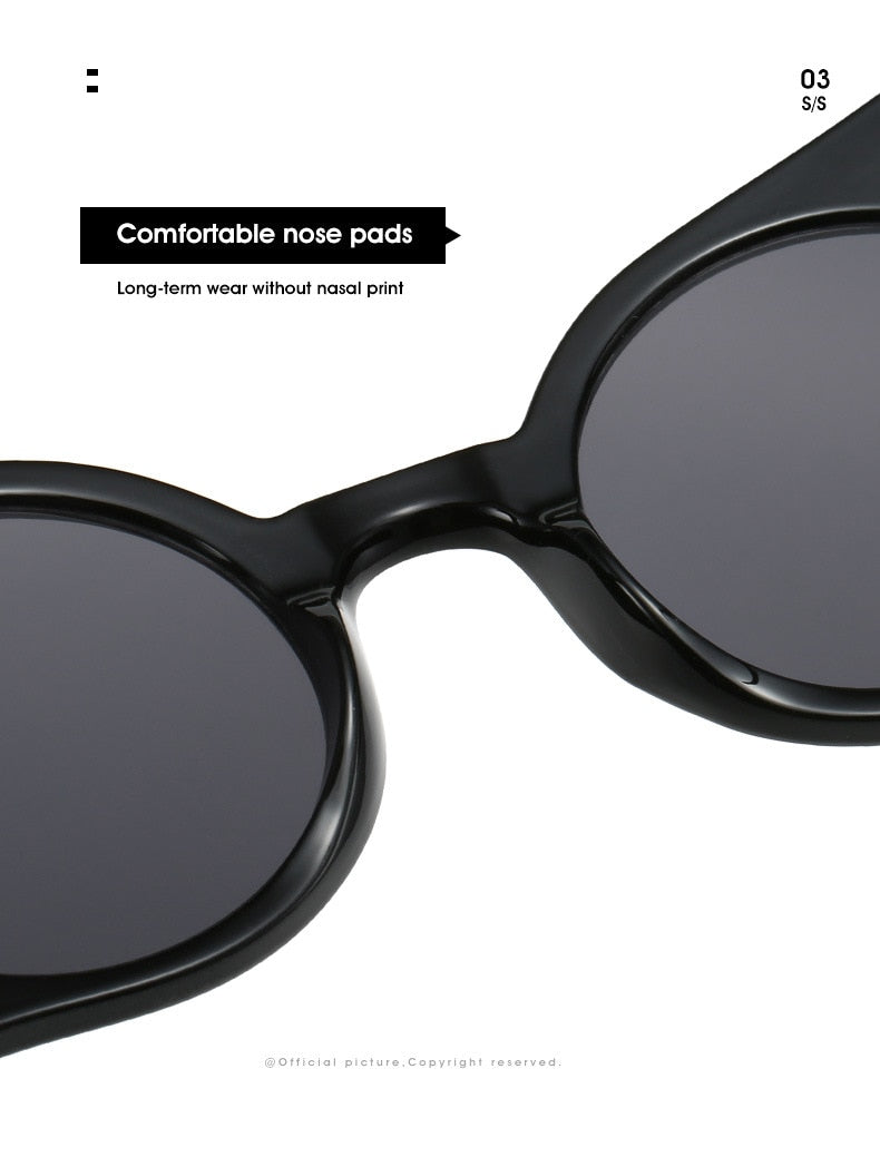 Óculos de Sol Vintage Bat Punk UV400