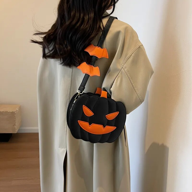 Bolsa de Ombro Abóbora de Halloween