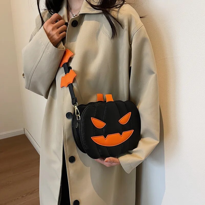 Bolsa de Ombro Abóbora de Halloween