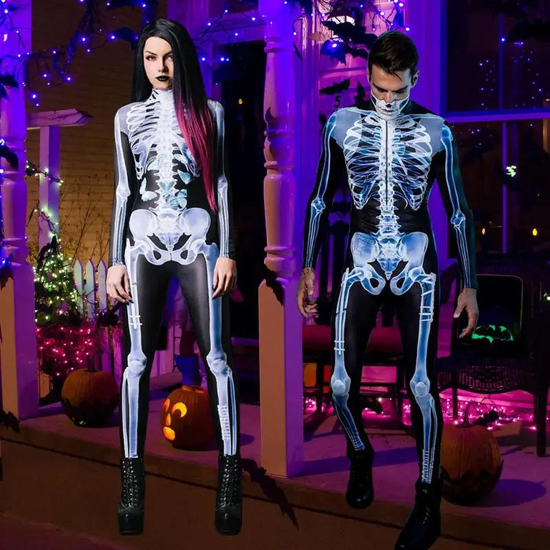 Fantasia 3D de Esqueleto para Halloween