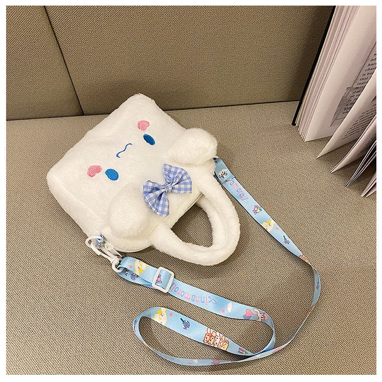 Bolsa Pelúcia Crossbody de Ombro Anime
