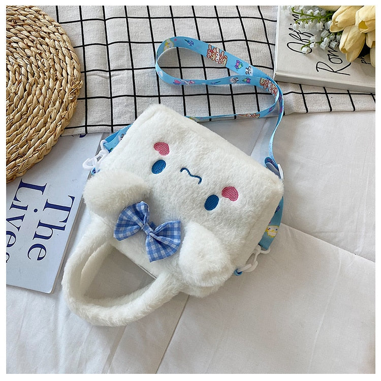 Bolsa Pelúcia Crossbody de Ombro Anime
