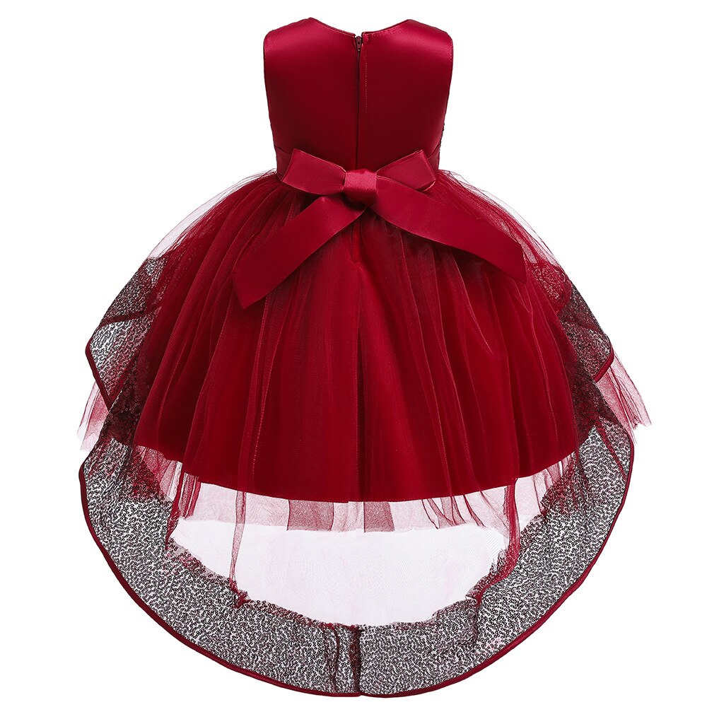 Vestido de Baile em Camadas babados