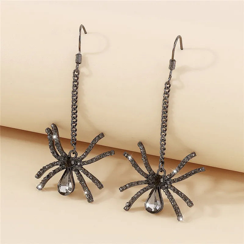 Brincos Vintage de Esqueleto de Halloween
