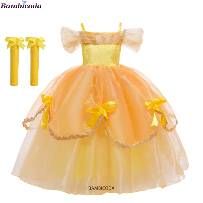 Princesa Bela Cosplay Infantil
