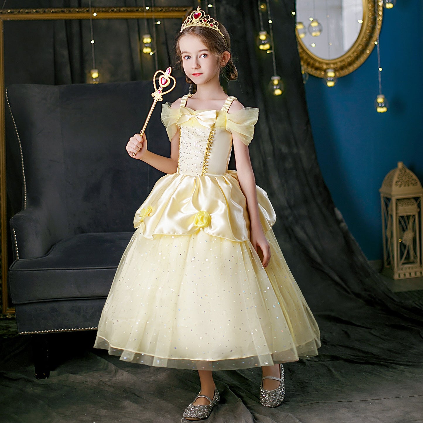Princesa Bela Cosplay Infantil