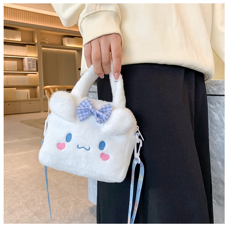 Bolsa Pelúcia Crossbody de Ombro Anime