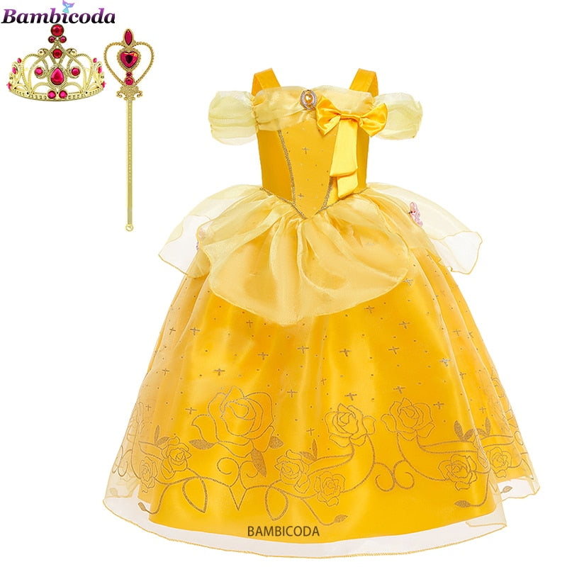 Princesa Bela Cosplay Infantil